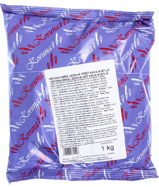 Ledová tříšť světlá ledová káva 1 kg