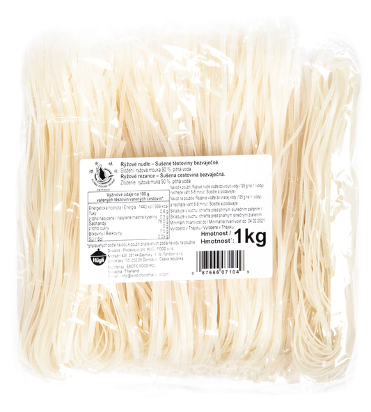 FLYING GOOSE Nudle rýžové široké 1 kg