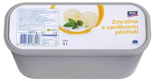 aro Zmrzlina vanilková příchuť mraž. 5 l